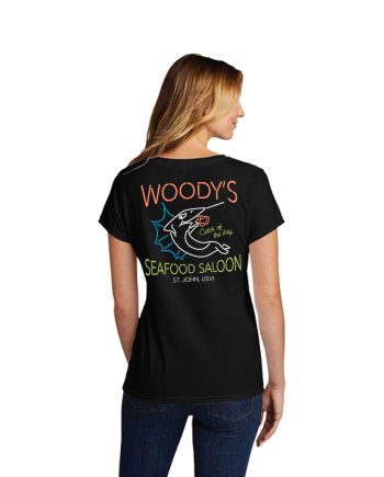 Neon Lights Women's V-Neck Tee