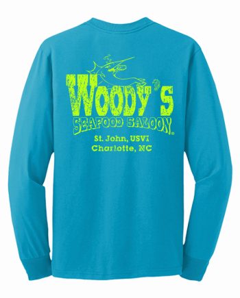 Neon Retro Distressed - Cali Blue