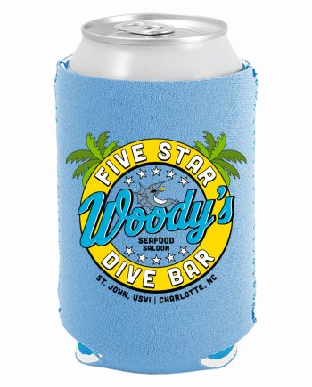 Five Star Dive Bar Can Cozie - Blue