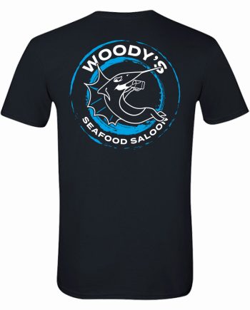 Woody's Circle Marlin Tee - Black